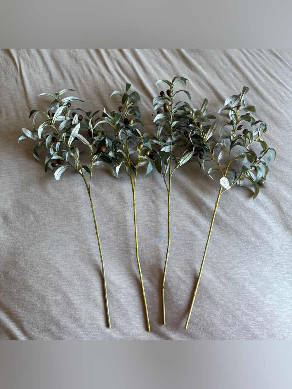NEW Hobby Lobby Olive Leaf Spray - Set of 4